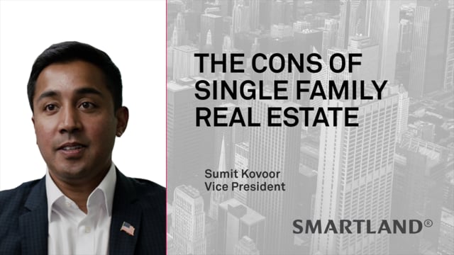 The cons of single family real estate